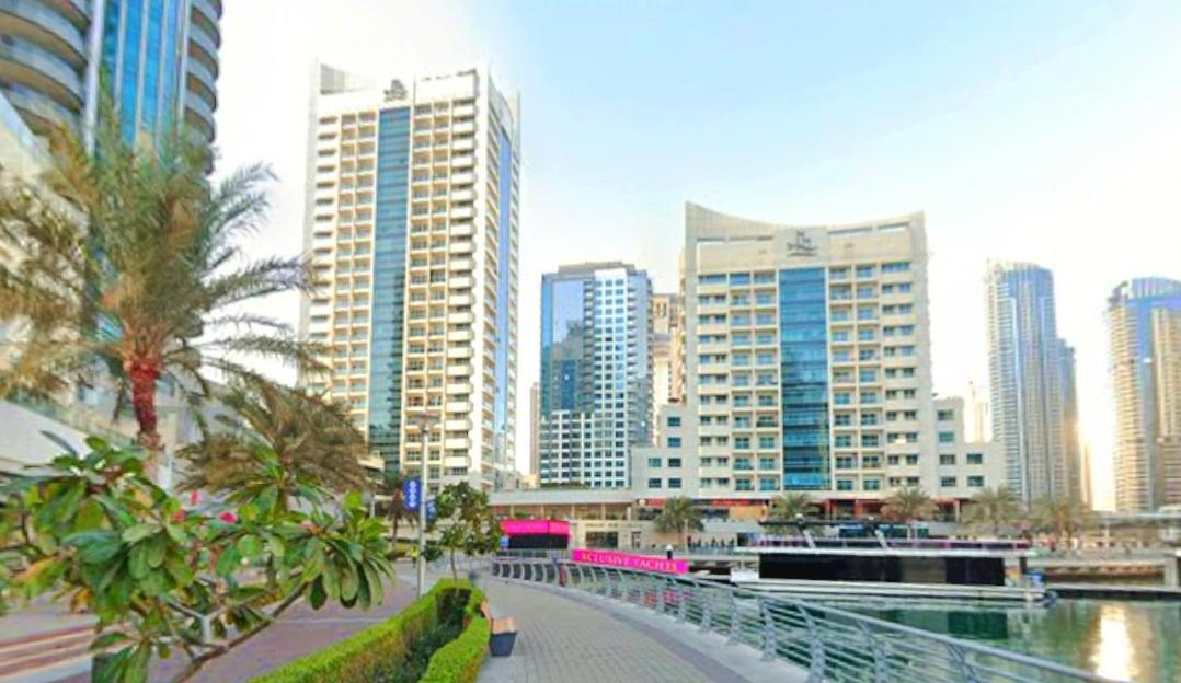 Full Sea View With Balcony - Studio Apartment - 10 Min To Jbr - Dubai Buitenkant foto